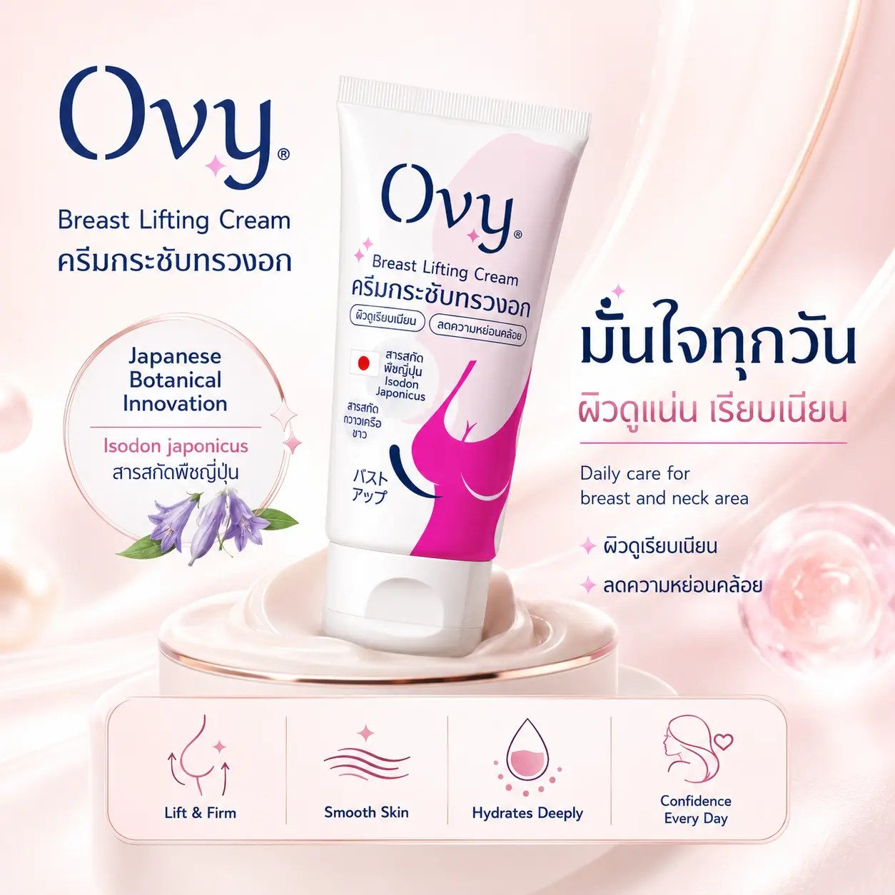 โอวี่ ครีมบำรุงและยกกระชับผิวทรวงอก 